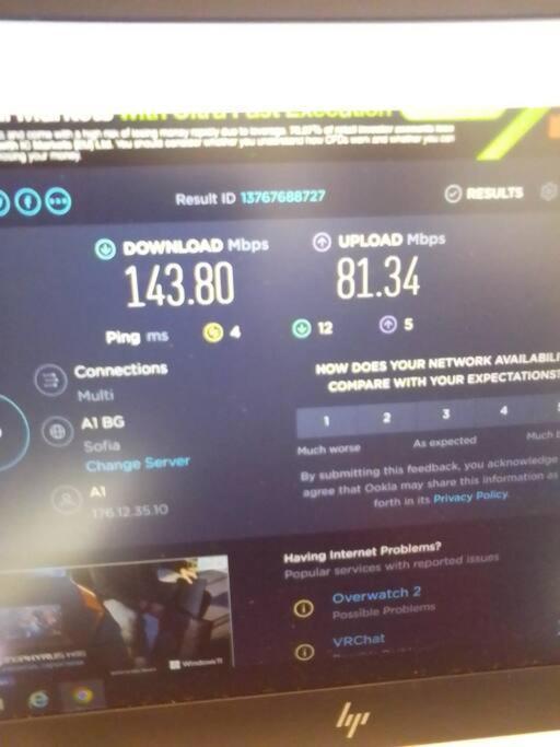 Sofia Zen - On Metro, Ultra Fast Wi-Fi Apartment Bagian luar foto